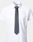 Elite Silk Tie Geometric Pattern Navy - Navy