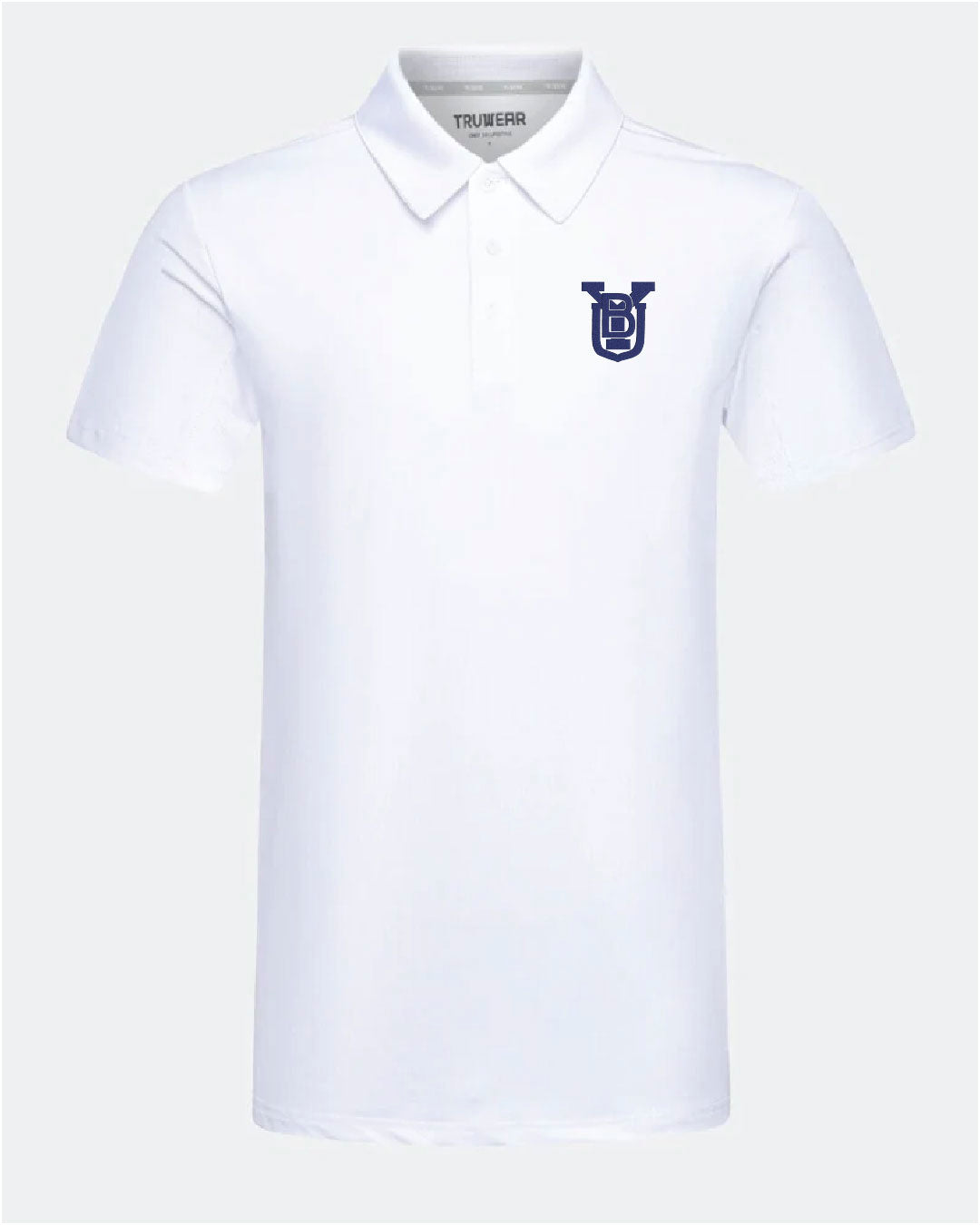 BYU Crest 2.0 White Polo