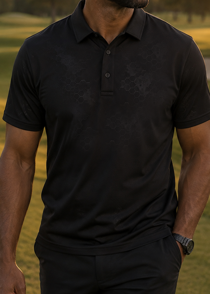 Swell Polo Black
