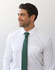 Immortal Green Polka Dot Tie - Green