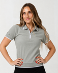 Vanguard Womens Polo Slate Green